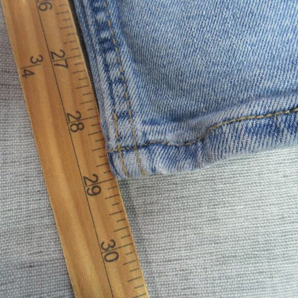 Old Navy Jeans Mens 32X30 Blue Skinny Built In Flex Distressed Y2K Punk Grunge - Picture 7 of 12
